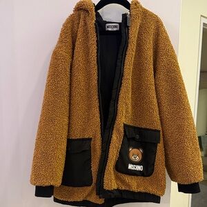 Moschino Teen Teddy Bear Hoodie Jacket